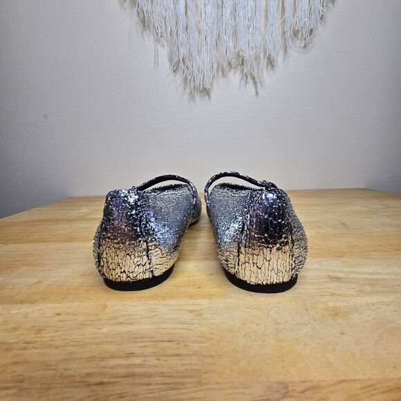 Katy Perry The Evie Mary Jane Metallic Silver Size 5.5 - Picture 10 of 13